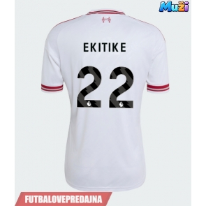 Lacne Muži Futbalové dres Liverpool Hugo Ekitike #22 2026-27 Krátky Rukáv - Preč